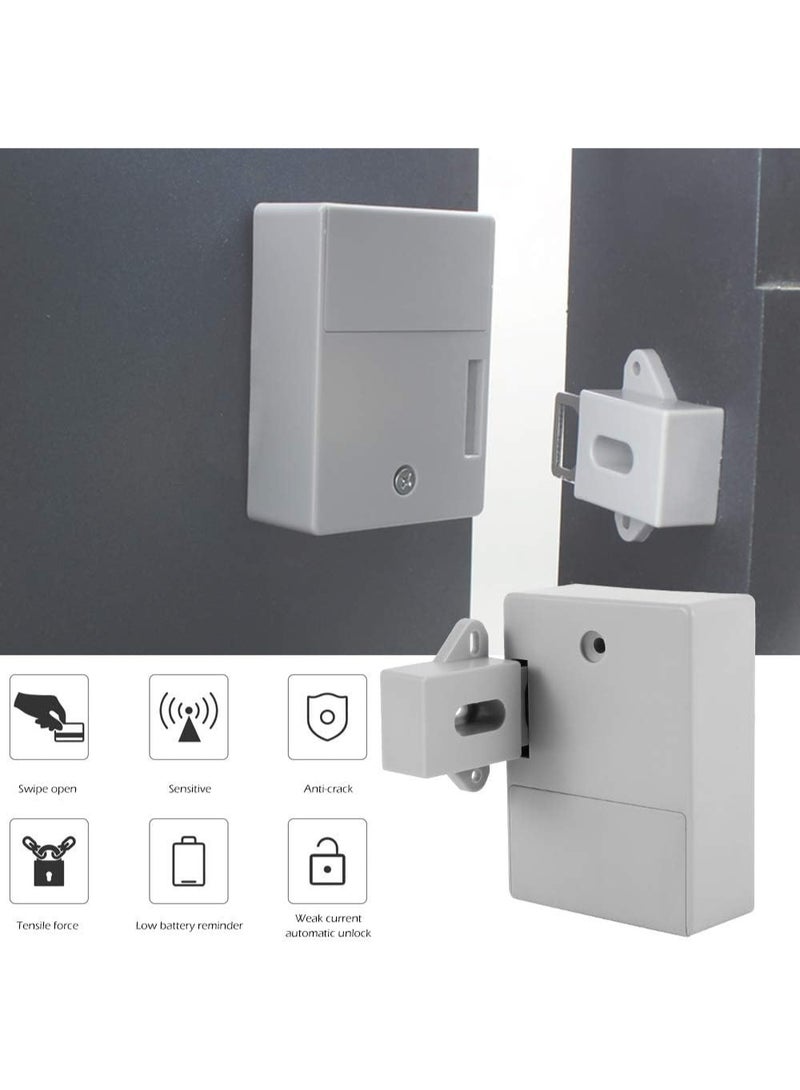 Smart Closet Lock – Invisible Electronic Lock with 3 Key Chains & 1 RFID Card, No Holes, Secure for Saunas, Libraries, Offices & Safe Boxes - Image 5